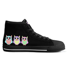 Load image into Gallery viewer, Ti Amo I love you - Exclusive Brand - High-Top Canvas Shoes - Black Soles
