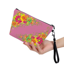 Load image into Gallery viewer, Ti Amo I love you - Exclusive Brand  - Charm - Multicolor Floral - Sling Cosmetic Bag
