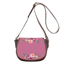 Load image into Gallery viewer, Ti Amo I love you - Exclusive Brand - Charm - Front &amp; Top Floral Swag - Saddle Bag
