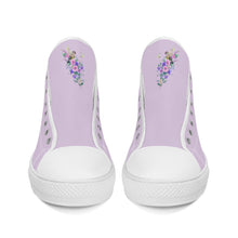 Load image into Gallery viewer, Ti Amo I love you - Exclusive Brand - High-Top Canvas Shoes - White Soles
