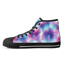 Load image into Gallery viewer, Ti Amo I love you - Exclusive Brand - High-Top Canvas Shoes - Black Soles - Sizes 5-12
