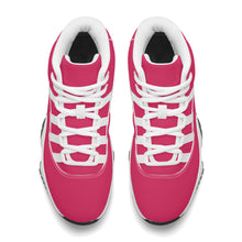 Load image into Gallery viewer, Ti Amo I love you - Exclusive Brand - Cerise Red 2 - High Top Air Retro Sneakers - White
