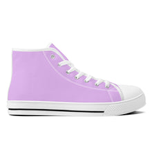 Load image into Gallery viewer, Ti Amo I love you  - Exclusive Brand  - Womens High-Top Canvas Shoes - White Soles
