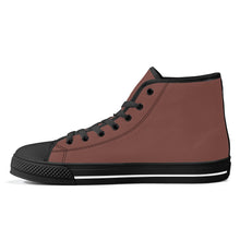 Load image into Gallery viewer, Ti Amo I love you - Exclusive Brand - High-Top Canvas Shoes - Black Soles
