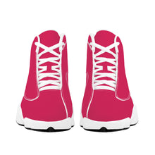 Load image into Gallery viewer, Ti Amo I love you - Exclusive Brand - Cerise Red 2 - Mens / Womens - Unisex  Basketball Shoes - White Laces
