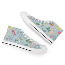 Load image into Gallery viewer, Ti Amo I love you - Exclusive Brand - High-Top Canvas Shoes - White Soles
