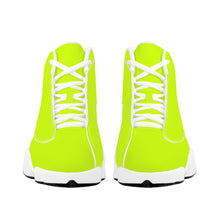 Load image into Gallery viewer, Ti Amo I love you - Exclusive Brand  -Artic Lime - Mens / Womens - Unisex  Basketball Shoes - White Laces
