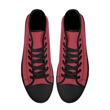 Load image into Gallery viewer, Ti Amo I love you - Exclusive Brand - High-Top Canvas Shoes - Black Soles
