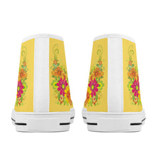 Load image into Gallery viewer, Ti Amo I love you - Exclusive Brand - High-Top Canvas Shoes - White Soles
