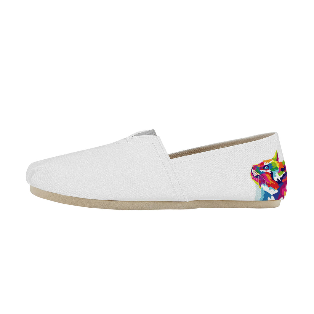 Ti Amo I love you  - Exclusive Brand  - White Cat -  Casual Flat Driving Shoe