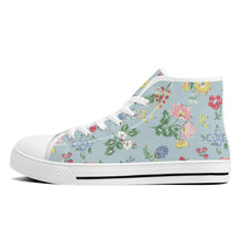 Load image into Gallery viewer, Ti Amo I love you - Exclusive Brand - High-Top Canvas Shoes - White Soles
