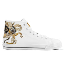 Load image into Gallery viewer, Ti Amo I love you - Exclusive Brand - High-Top Canvas Shoes - White Soles
