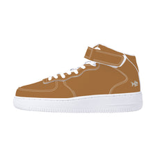 Load image into Gallery viewer, Ti Amo I love you - Exclusive Brand - Aged Copper Brown -  High Top Unisex Sneakers
