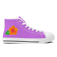 Load image into Gallery viewer, Ti Amo I love you  - Exclusive Brand  - High-Top Canvas Shoes - White Soles
