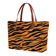 Load image into Gallery viewer, Ti Amo I love you - Exclusive Brand - Zest &amp; Black - Tiger Stripes -  Diving Cloth Totes
