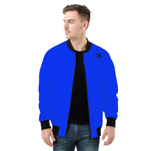 Load image into Gallery viewer, Ti Amo I love you -  Exclusive Brand- Blue Blue Eyes - Spider - Men&#39;s Bomber Jacket
