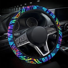 Load image into Gallery viewer, Ti Amo I love you - Exclusive Brand - Blue Zodiac, Curious Blue, Malachite, Purple Heart - Tie-Dye - Car Steering Wheel Covers
