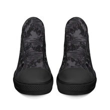 Load image into Gallery viewer, Ti Amo I love you - Exclusive Brand - High-Top Canvas Shoes - Black Soles
