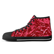 Load image into Gallery viewer, Ti Amo I love you - Exclusive Brand - High-Top Canvavs Shoes - Black Soles
