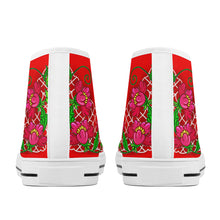 Load image into Gallery viewer, Ti Amo I love you - Exclusive Brand - High-Top Canvas Shoes - White Soles
