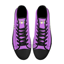 Load image into Gallery viewer, Ti Amo I love you - Exclusive Brand - High-Top Canvavs Shoes - Black Soles
