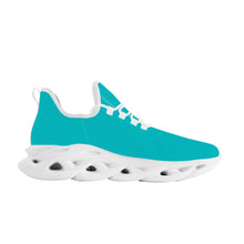 Load image into Gallery viewer, Ti Amo I love you - Exclusive Brand  - Vivid Cyan ( Robin&#39;s Egg Blue) - Mens / Womens - Flex Control Sneakers- White Soles
