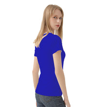 Load image into Gallery viewer, Ti Amo I love you - Exclusive Brand - Royal Blue  - Women&#39;s  T shirt - Sizes XS-2XL
