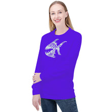 Load image into Gallery viewer, Ti Amo I love you - Exclusive Brand  - Dark Purple - Angry Fish - Women&#39;s Sweatshirt
