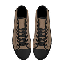 Load image into Gallery viewer, Ti Amo I love you - Exclusive Brand - High-Top Canvas Shoes - Black Soles
