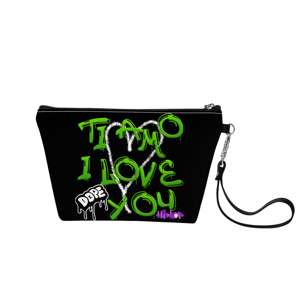 Ti Amo I love you - Exclusive Brand - Hip Hop Logo - Sling Cosmetic Bag