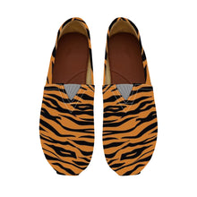 Load image into Gallery viewer, Ti Amo I love you  - Exclusive Brand - Zest &amp; Black Tiger Stripes - Casual Flat Driving Shoe
