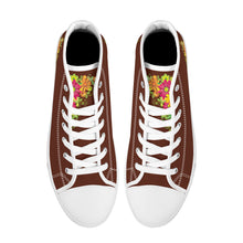 Load image into Gallery viewer, Ti Amo I love you  - Exclusive Brand - High-Top Canvas Shoes - White Soles
