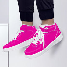 Load image into Gallery viewer, Ti Amo I love you - Hollywood Cerise - High Top Unisex Sneakers
