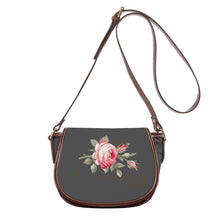 Load image into Gallery viewer, Ti Amo I love you - Exclusive Brand - Davy&#39;s Grey -  Rose -  Saddle Bag
