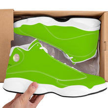 Load image into Gallery viewer, Ti Amo I love you - Exclusive Brand  - Apple Orchid Green -Mens / Womens - Unisex  Basketball Shoes - White Laces
