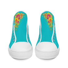 Load image into Gallery viewer, Ti Amo I love you - Exclusive Brand  - High-Top Canvas Shoes - White Soles
