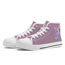 Load image into Gallery viewer, Ti Amo I love you  - Exclusive Brand  -High-Top Canvas Shoes - White Soles
