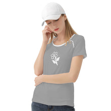 Load image into Gallery viewer, Ti Amo I love you - Exclusive Brand  - Silver Chalice - White Daisy - Women&#39;s T shirt
