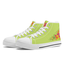 Load image into Gallery viewer, Ti Amo I love you - Exclusive Brand - High-Top Canvas Shoes - White Soles
