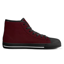 Load image into Gallery viewer, Ti Amo I love you - Exclusive Brand - High-Top Canvas Shoes - Black Soles
