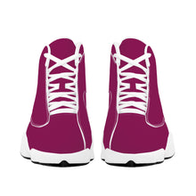 Load image into Gallery viewer, Ti Amo I love you - Exclusive Brand  - Beet -Mens / Womens - Unisex  Basketball Shoes - White Laces
