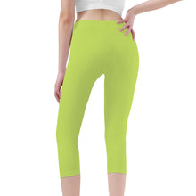 Load image into Gallery viewer, Ti Amo I love you - Exclusive Brand  - Light Green - Angry Fish - Capri Yoga Leggin - Sizes XS-3XLgs
