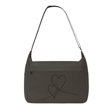 Load image into Gallery viewer, Ti Amo I love you - Exclusive Brand - Armadillo - Double Script Heart - Journey Computer Shoulder Bag
