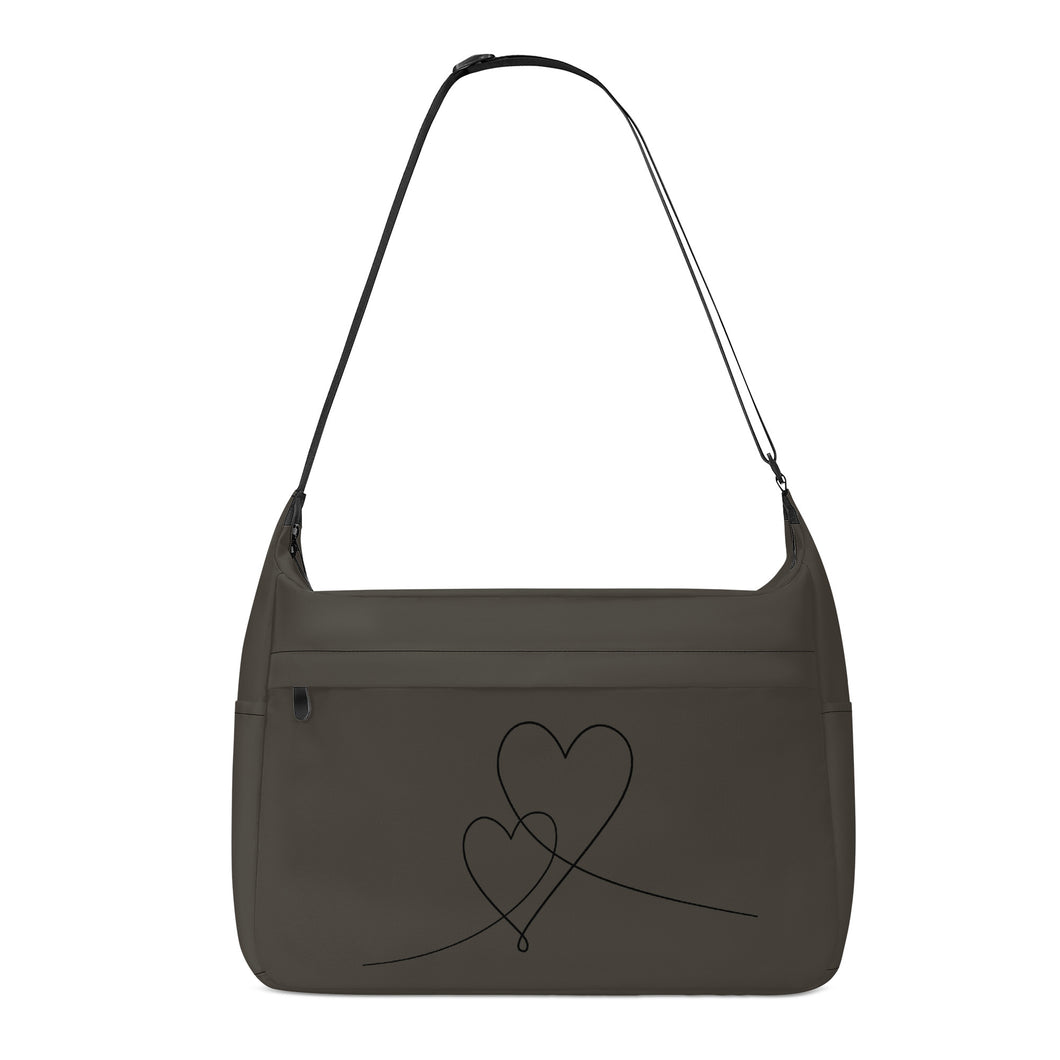 Ti Amo I love you - Exclusive Brand - Armadillo - Double Script Heart - Journey Computer Shoulder Bag