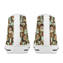 Load image into Gallery viewer, Ti Amo I love you - Exclusive Brand - High-Top Canvas Shoes - White Soles
