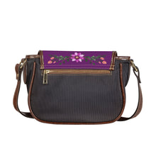 Load image into Gallery viewer, Ti Amo I love you - Exclusive Brand - Midnight - Floral Bouquet - Saddle Bag
