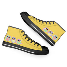 Load image into Gallery viewer, Ti Amo I love you - Exclusive Brand - High-Top Canvavs Shoes - Black Soles
