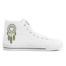 Load image into Gallery viewer, Ti Amo I love you - Exclusive Brand  - High-Top Canvas Shoes - White Soles
