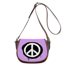 Load image into Gallery viewer, Ti Amo I love you - Exclusive Brand - Perfume - Peace Sign - Saddle Bag
