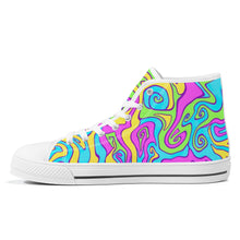 Load image into Gallery viewer, Ti Amo I love you - Exclusive Brand - High-Top Canvas Shoes - White Soles
